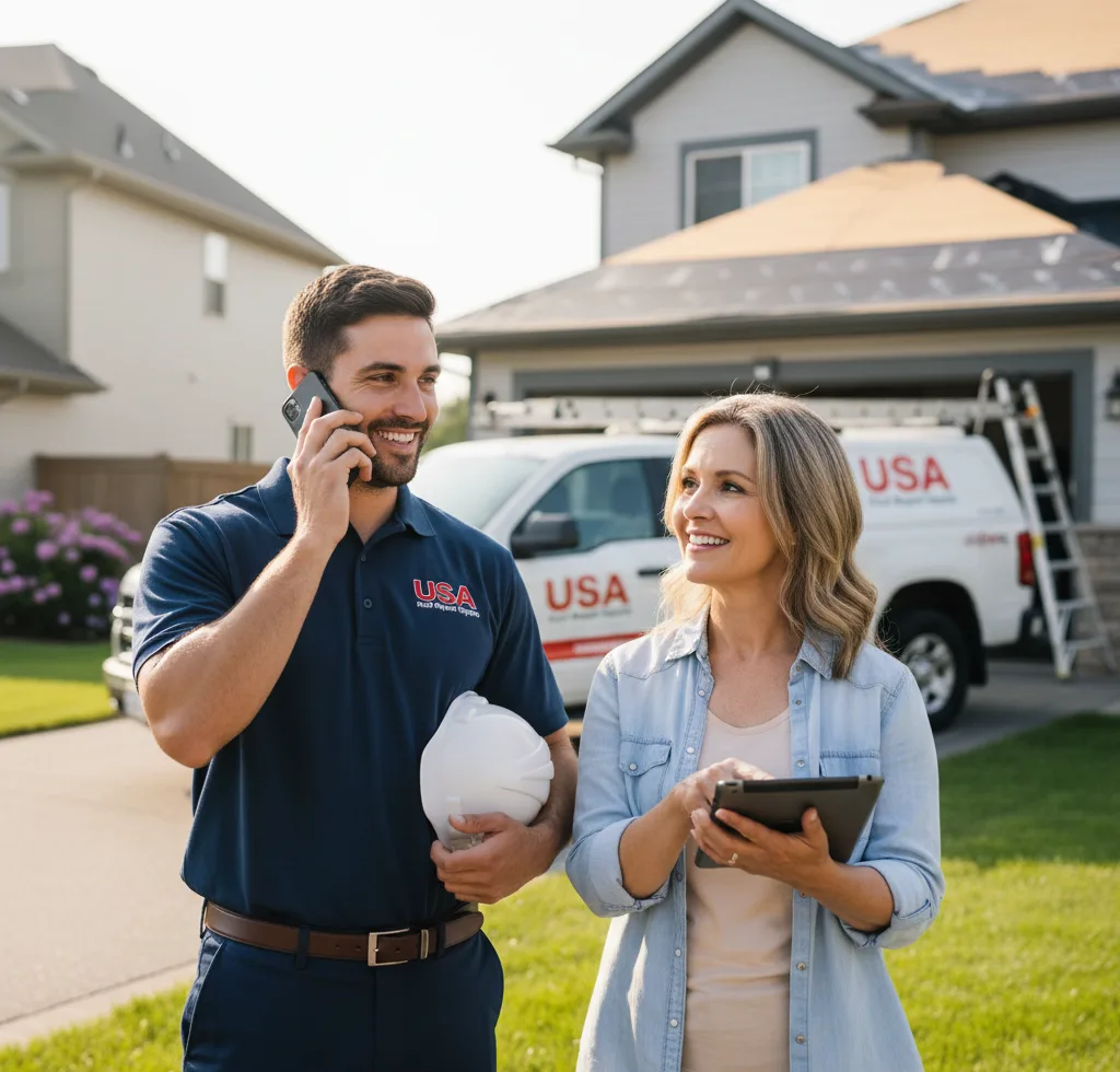 USA Roof Repair Experts customer support in Smith Center